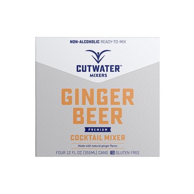 Cutwater Ginger Beer 4pk 12oz Can