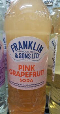 Franklin Sons Pink Grapefruit 4pk 200ml Bot  