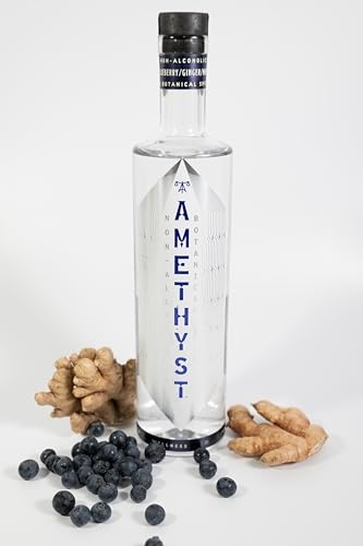 Amethyst Non Alcoholic Blueberry Ginger Mint 750ml 
