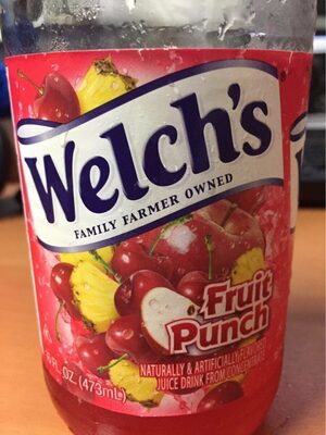 Welchs fruit Punch 16oz Bottle   