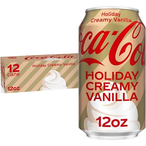 Coca Cola Holiday Creamy Vanilla 12oz Can 
