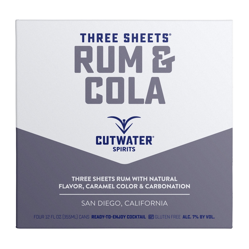 Cutwater RTD Rum Cola 4pk 12oz Can