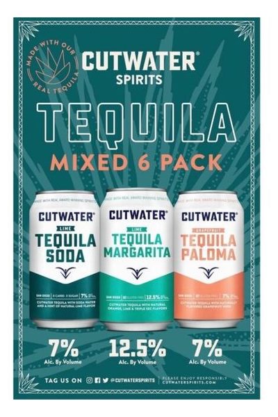 Cutwater RTD Tequila VP 6pk 12oz Can