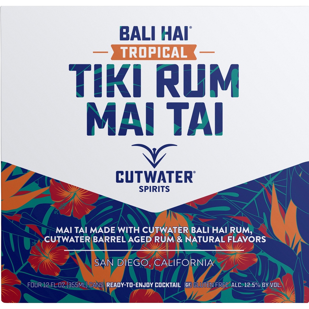 Cutwater RTD Tiki Mai Tai 4pk 12oz Can