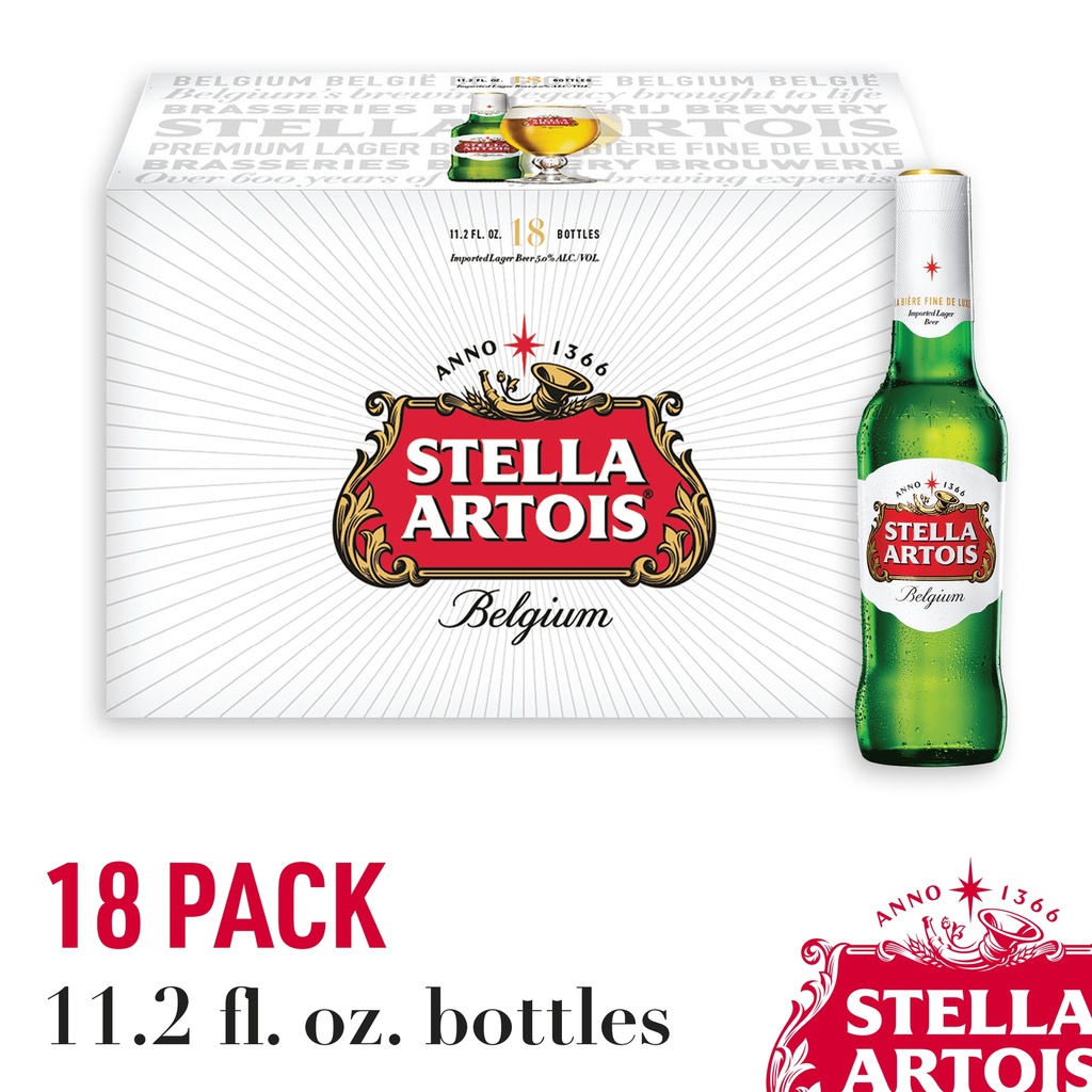 Stella Artois 18pk 12oz Bo
