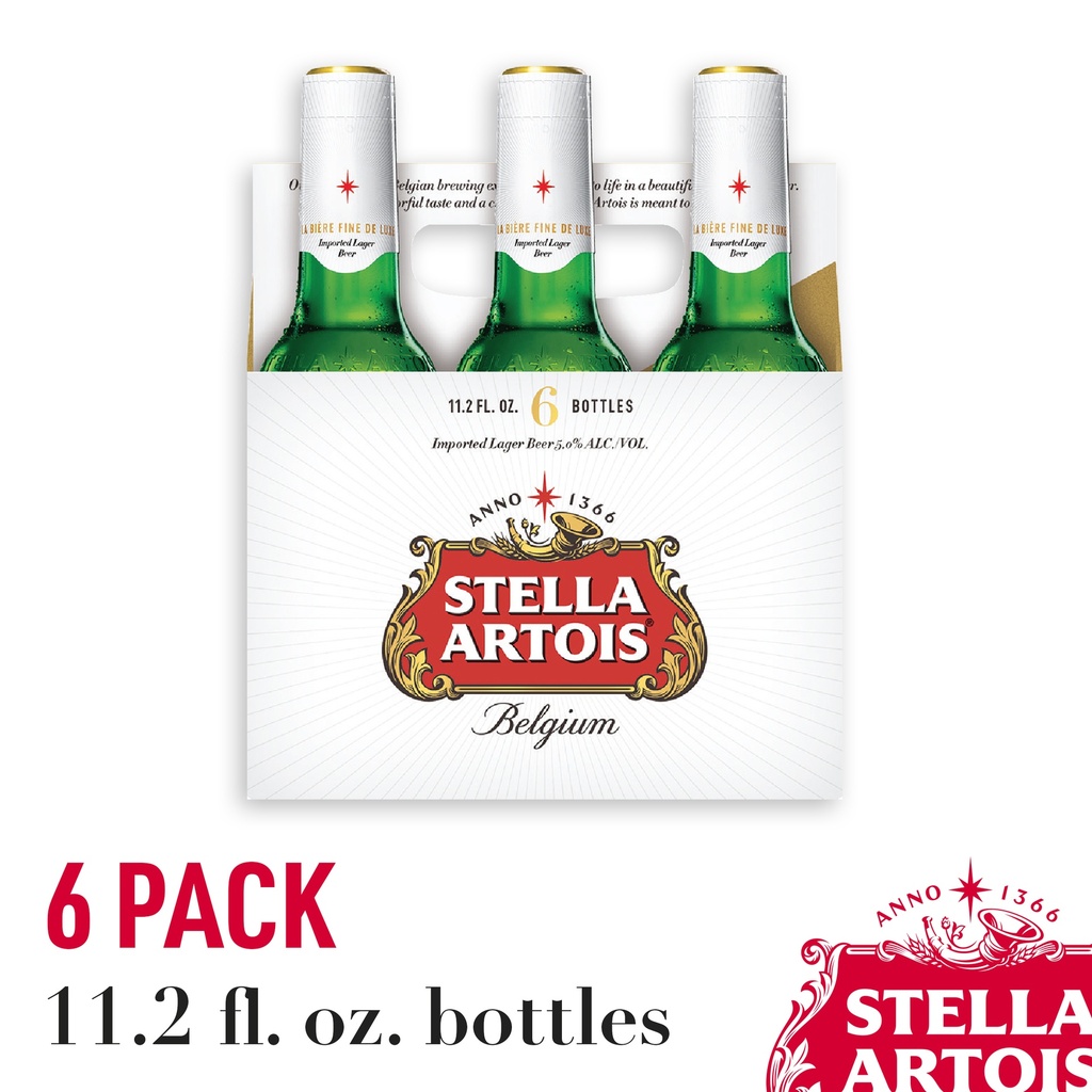 Stella Artois 6pk 12oz Bot