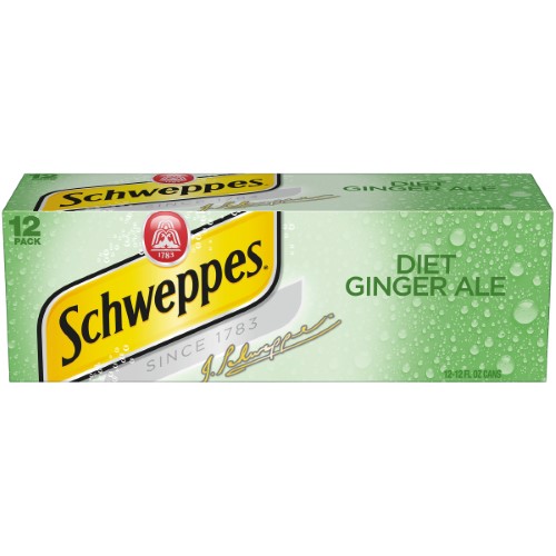 [120419] Schweppes Zero Ginger Ale 12oz Can 