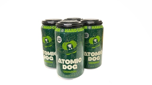 [39270] Atomic Dog Original Cider 4pk 12oz Can