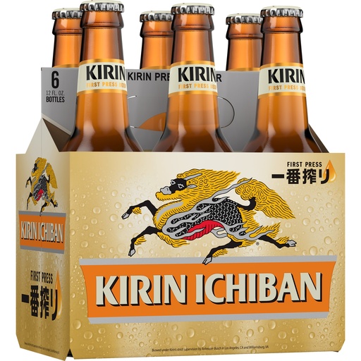 [56450] Kirin Ichiban 6pk 12oz Bot